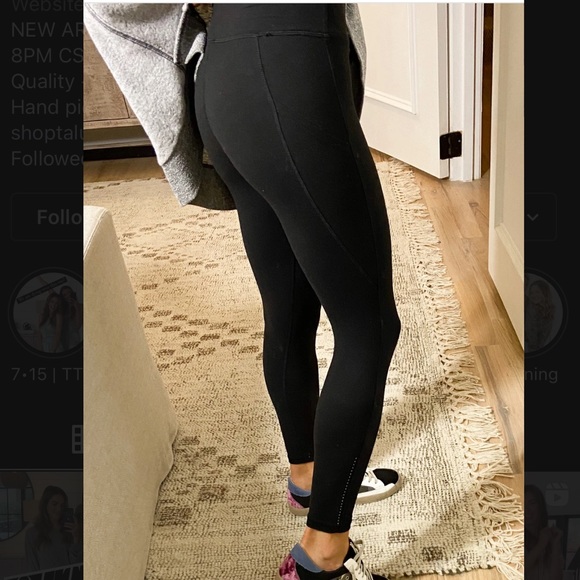 Butter Soft Reflection Leggings | Black | Size M - Picture 2 of 3